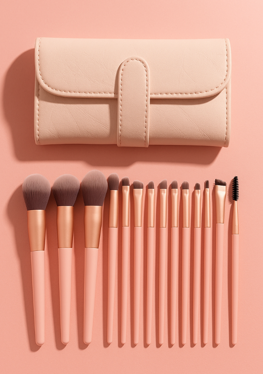 LUNAHÉ Luxe Makeup Brush Set with Travel Case